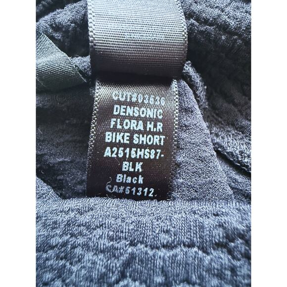 KORAL High Rise Biker Short XS Black Athleisure Lounge Textured Sporty Gym Cycle - Picture 3 of 4